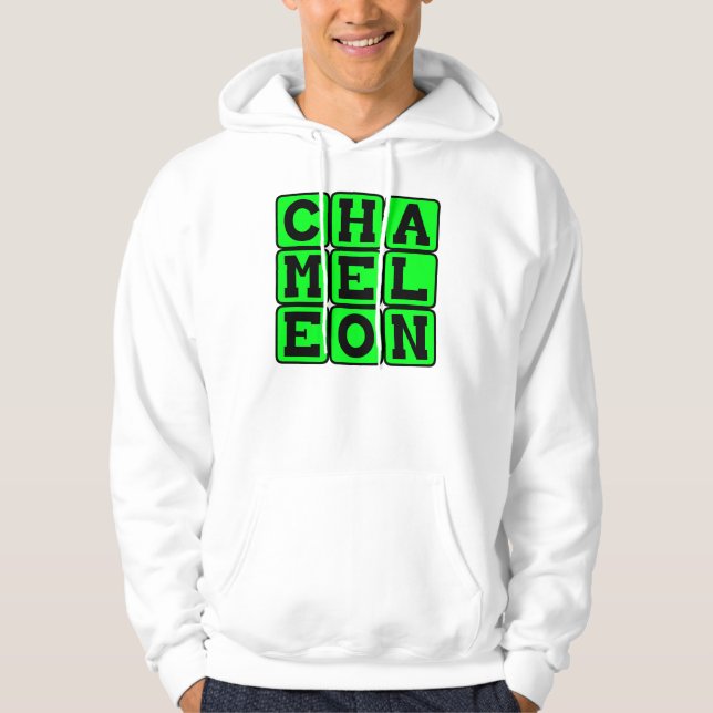 Moletom Camaleão, Lagarto que Muda de Cor (Frente)