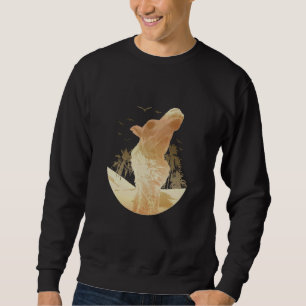 Moletom Camel Arabian Desert Animal Camel Palm Pássaros