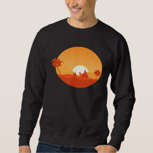 Moletom Camel Desert Sunset Oasis Marrocos