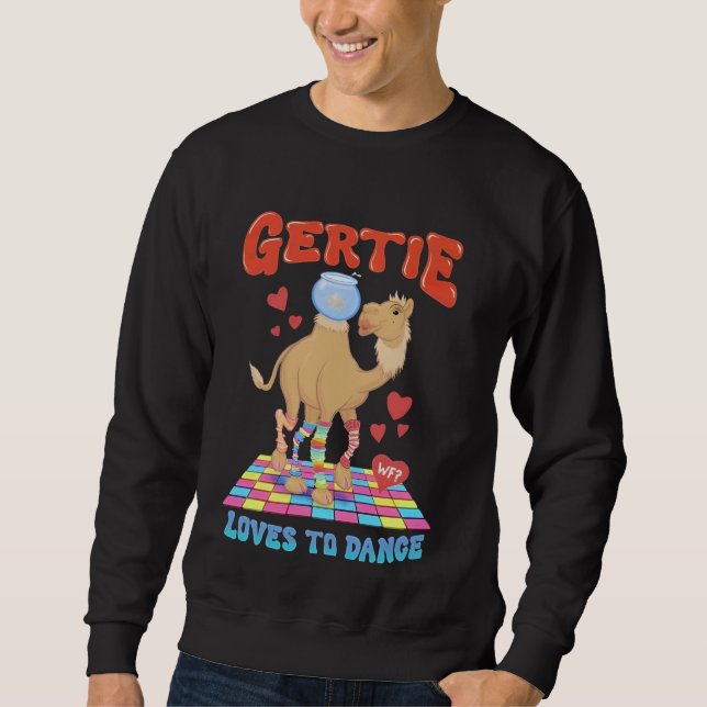 Moletom Camel Gertie ama dançar (Frente)