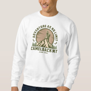 Moletom Camelback Retro Montanha Hike Sunset T-Shirt