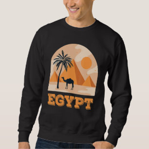 Moletom Camelo do Deserto do Deserto das Pirâmides do Egit