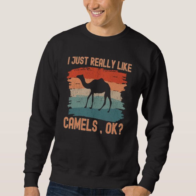Moletom Camels I just Really Like Camels Ok (Frente)