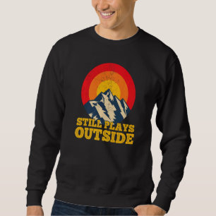 Moletom Caminhando Retro National Park Hiker ainda joga fo