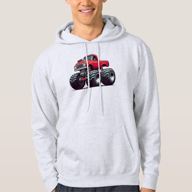Moletom Caminhão monstro vermelho (Frente)