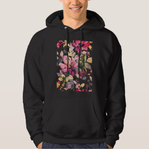 Moletom Camisa-T da Flor de Aquarela do Jardim Presente