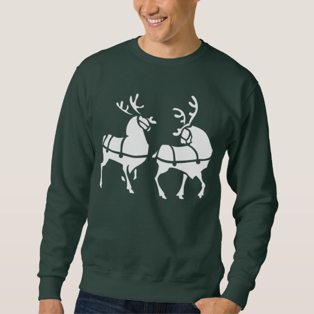 Moletom Camiseiros Camiseiros Festivos Camiseiros de Natal (Frente)