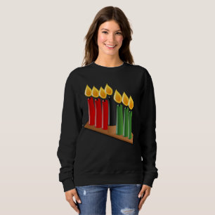 Moletom camiseta-de-suor das mulheres do kwanzaa africano
