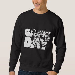 Moletom Camiseta-do-gato do dia de jogo masculino