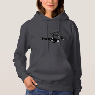 Moletom Camiseta-doce de-dama do Assassino de Orca Hoodie