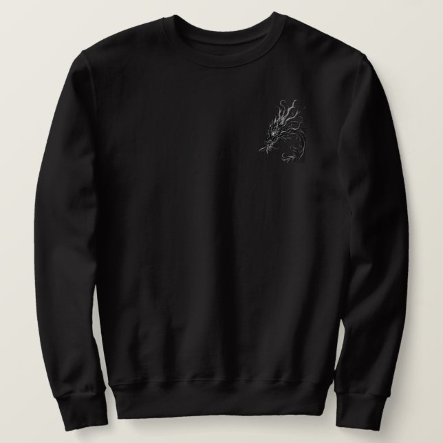Moletom - “Camiseta Dragon Drift – Corte Clássico, Energia (Frente do Design)
