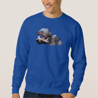 Moletom Camisola Básica de Hipopótamo