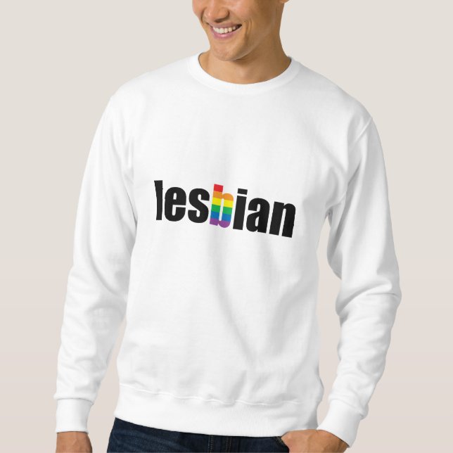 Moletom Camisola básica lésbica (Frente)