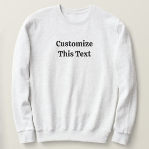 Moletom Camisola Básica para Homens com Este Texto Persona