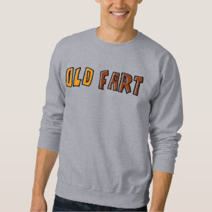 Moletom Camisola Básica para Homens Velho Idiota