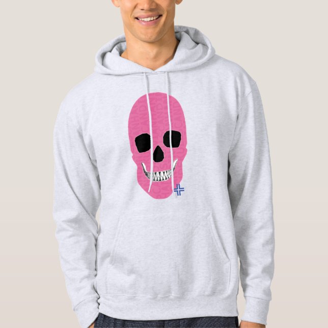 Moletom Camisola-branca-rosada-rosa-branca-punho-malhado B (Frente)