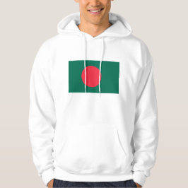 Moletom Camisola-casaco com bandeira de Bangladesh