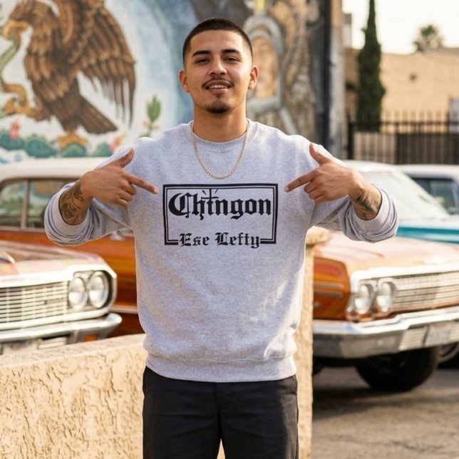 Moletom Camisola Chingón com nome personalizado (Chingón Custom Name sweatshirt)