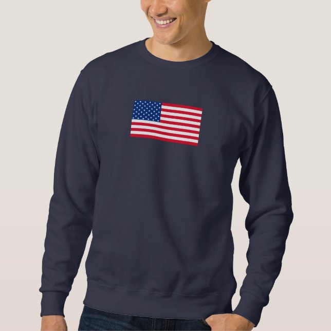 Moletom Camisola Clássica da Bandeira Americana de Present (Frente)