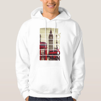 Moletom Camisola com Arte Fotográfica Vintage de Londres B