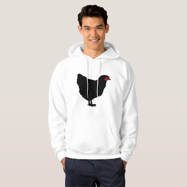 Moletom Camisola com Capuz Básica Masculina ROOSTER & HEN (Frente Completa)