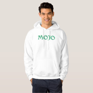 Moletom Camisola com capuz branca para homens Mojo