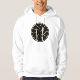 Moletom Camisola com Capuz Cracked Surface para Homens