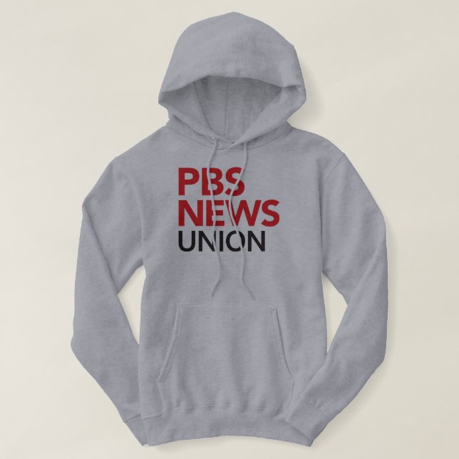 Moletom Camisola com capuz da PBS NewsHour Union (Frente do Design)
