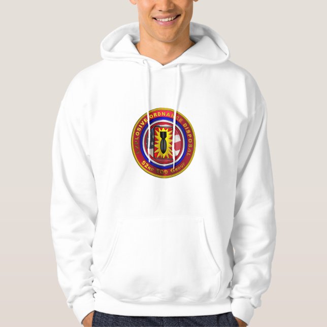 Moletom Camisola com capuz do 52º Grupo de EOD (Frente)