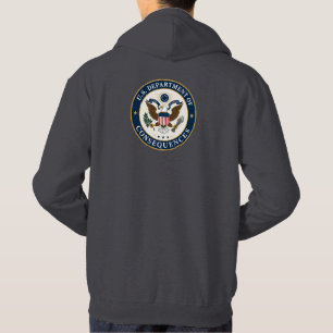 Moletom Camisola com Capuz do Departamento de Consequência