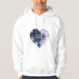 Moletom Camisola com Capuz Masculina Amor Cósmico