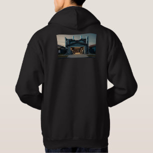 Moletom Camisola com capuz preta para homens Garage Tech U