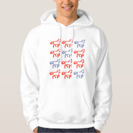 Moletom Camisola com Padrão de Símbolo de Cavalo – Present