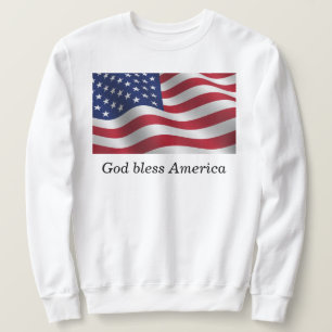 Moletom Camisola da América Deus abençoe