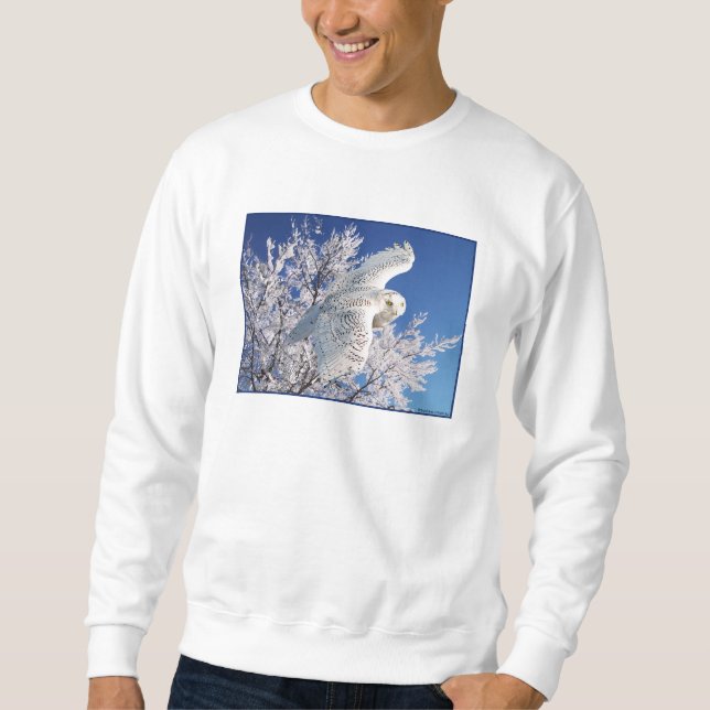 Moletom "Camisola da coruja nevado" (Frente)