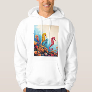 Moletom "Camisola da família dos cavalos marinhos: Elegânc