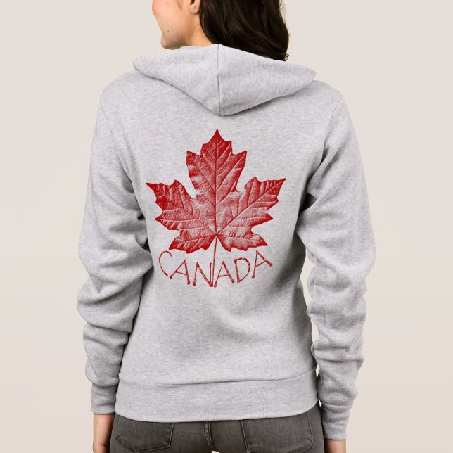 Moletom Camisola da folha de bordo de Canadá do Hoodie do (Verso)