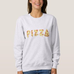 Moletom Camisola da "PIZZA" das mulheres