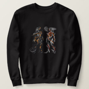 Moletom Camisola de Abstracção Dualidade Masculina