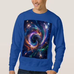 Moletom Camisola de Abstracção Espacial – Nexus Vórtice Có