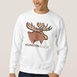 Moletom Camisola de alce marrom Killington Vermont