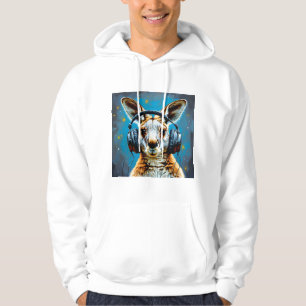 Moletom Camisola de amante de música kangaroo
