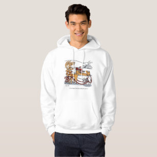 Moletom Camisola de camisola com capuz Unicorn Reindeer