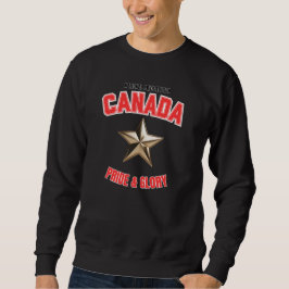 Moletom Camisola de Canadá Masculina Básica Orgulho Nacion
