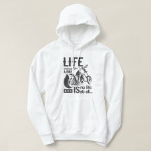 Camisola de capuz básica de motocicleta