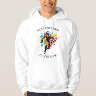 Moletom Camisola de capuz básica masculina motivação