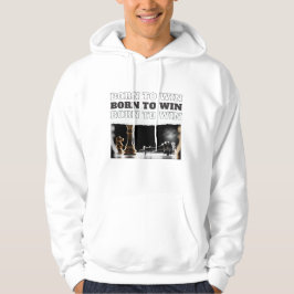 Moletom Camisola de capuz BORN TO WIN Xadrez Vitória – Mot