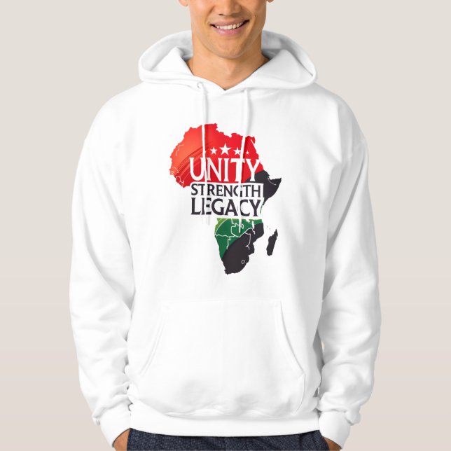 Moletom Camisola de capuz Unity Strength Legacy (Frente)
