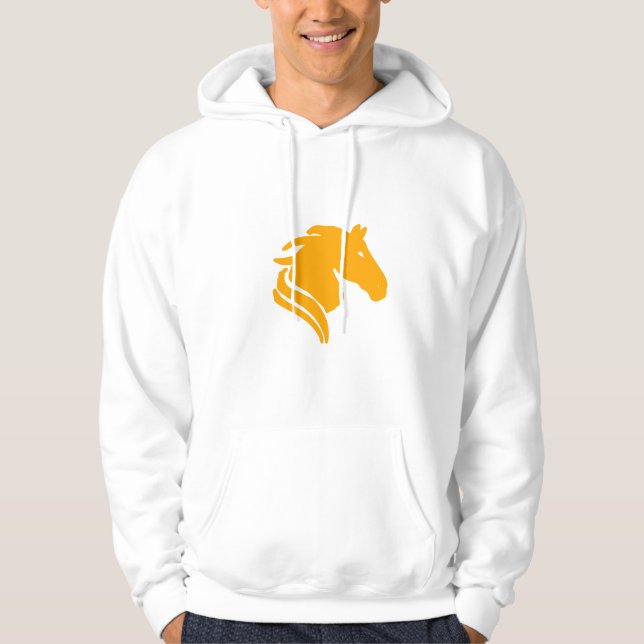 Moletom Camisola de Cavalo do Zodíaco Amarelo – Presente d (Frente)
