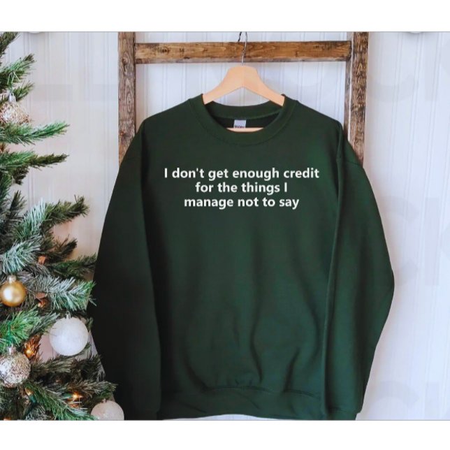 Moletom Camisola De Citação Engraçada | Texto Branco Humor (Modern funny quote sweatshirt )